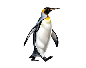Fototapeta premium penguin on white background