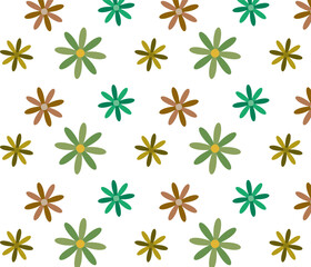 vector pattern floral foliage, flower seemless wallpaper