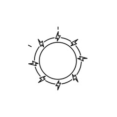 Fototapeta premium Energy Circle Symbol Icon