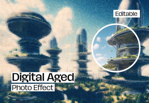 Digital Aged Photo Effect