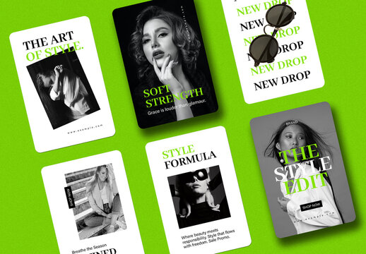 Minimalist Fashion Sale Social Media Stories Template
