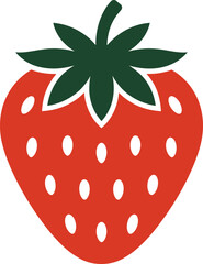 Obraz premium Creative and Eye-Catching Bundle Design Featuring a Vibrant Strawberry Illustration for Packaging and Marketing Applications