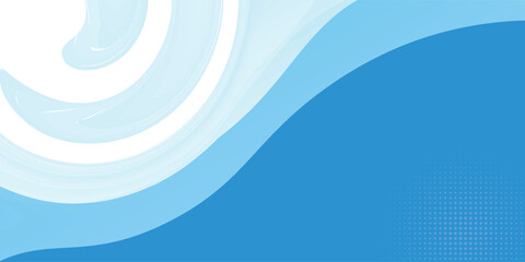 Wavy water splash shapes, ocean waves, landscape water ripples for background, eps 10 illustration.