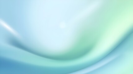 Fototapeta premium Soft flowing abstract background with gentle gradients of light blue and pale green colors