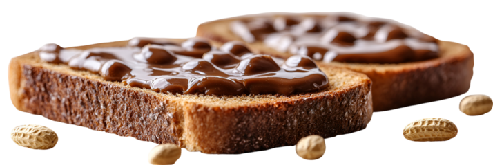 Bread slices topped with spread close up photography