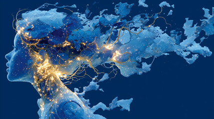 abstract blue background