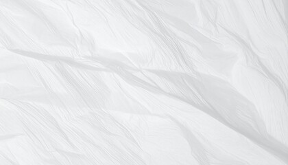 Fototapeta premium White Wrinkled Tissue Paper Texture