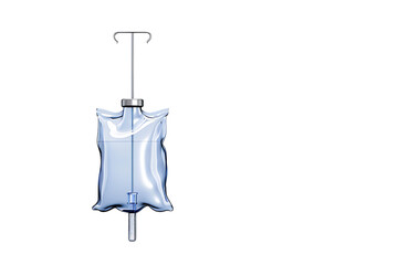 Intravenous drip illustration conveys healing hope, ideal for medical concepts, healthcare marketing, pharmaceutical promotions, and hospital branding projects
