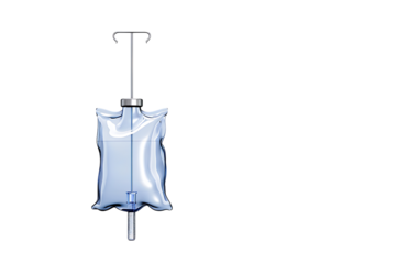 Intravenous drip illustration conveys healing hope, ideal for medical concepts, healthcare marketing, pharmaceutical promotions, and hospital branding projects