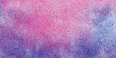 Pink purple watercolor wash texture vector