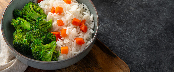 Healthy lifestyle. Dietetic menu. Vegan dishes.