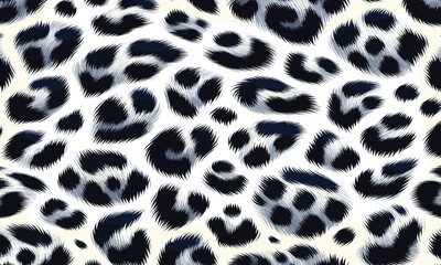 White leopard fur pattern texture vector with camouflage background ideal for artistic wallpapers, modern fashion, and textile projects.