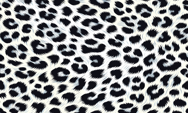 Luxury white leopard fur pattern texture vector with camouflage background perfect for textile designs, interior decor, and fashion apparel.