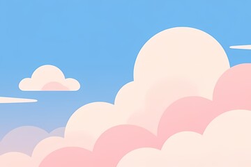 Cotton Candy Sky Illustration