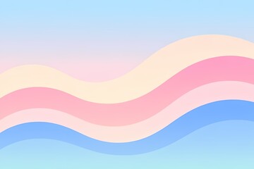 Layered Pastel Waves