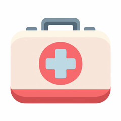 Obraz premium Sleek First Aid Kit Vector Icon