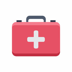 Obraz premium Sleek First Aid Kit Vector Icon
