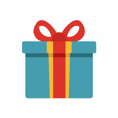 Elegant Gift Box Icon Design Element