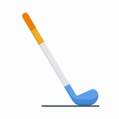 Golf Club Flat Vector Icon Object