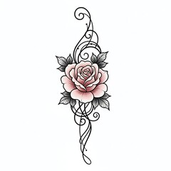 vector illustration of rose