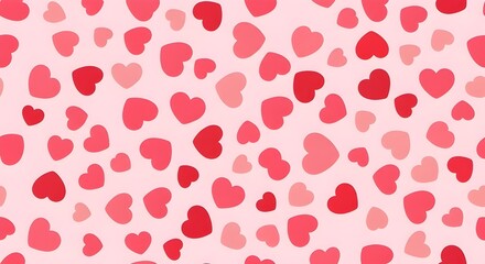 Sweet hearts background in pink and red for dreamy Valentine's Day projects, romantic designs, and lovely scrapbook layouts, perfect for your creative ideas