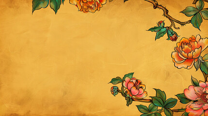 Chinese Flower Border Background: A Tapestry of Cultural Symbolism, Artistic Craft, and Timeless Elegance in Design.