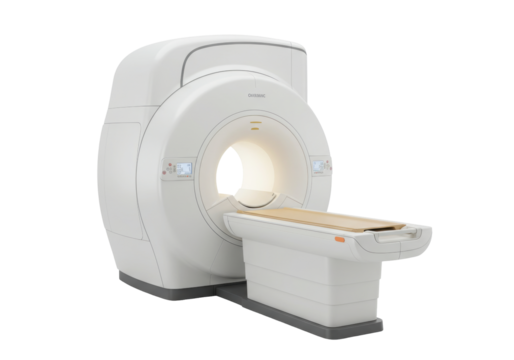 Isolated modern magnetic resonance imaging scanner for medical diagnostics, clinical science