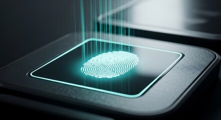 Fingerprint Scanning Technology on a Modern Device.