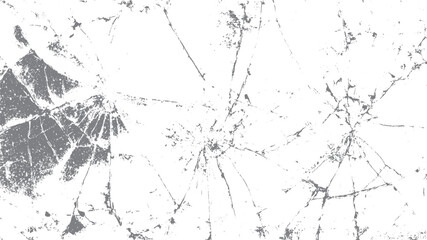 Shattered glass texture grey white abstract background