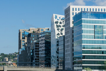Oslo Barcode Project modern buildings showcasing architecture and cityscape