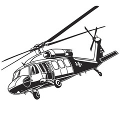 helicopter vector illustration © BI