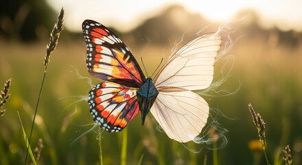 &ldquo;Half-Real Butterfly in a Dreamlike Meadow&rdquo;