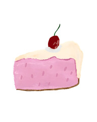 cake with cherry