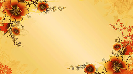 Chinese Flower Border Background: A Tapestry of Cultural Symbolism, Artistic Craft, and Timeless Elegance in Design.