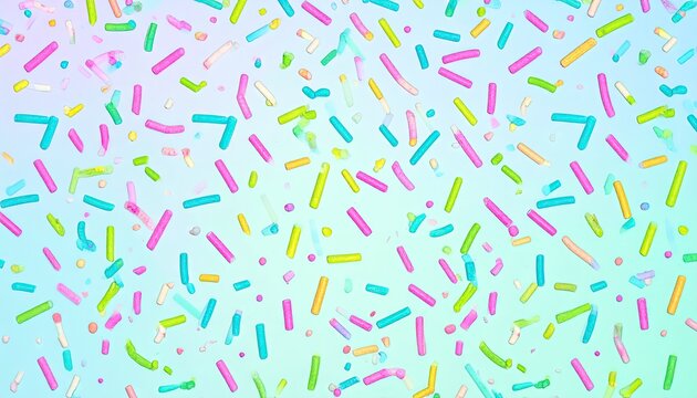 Pastel Sprinkles Seamless Pattern: A Colorful 90s Retro Pixel Design