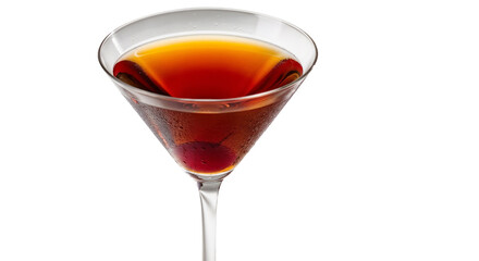 Cocktail Manhattan on transparent background PNG