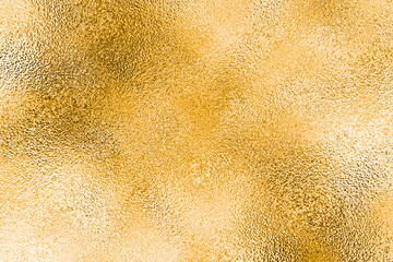 Golden Rough Metallic Foil Texture Background