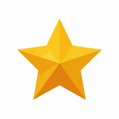 Obraz premium Minimalistic Star Icon Design Element