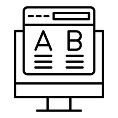Ab testing Icon