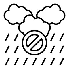 No rain Icon