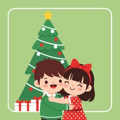 Festive Embrace - A Christmas Celebration of Love and Togetherness.