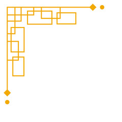 Chinese Corner Border Decoration