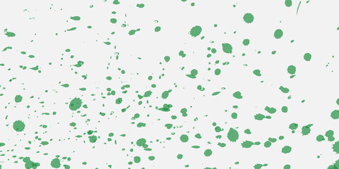 Colorful confetti splash illustration pattern with green leaf paper design