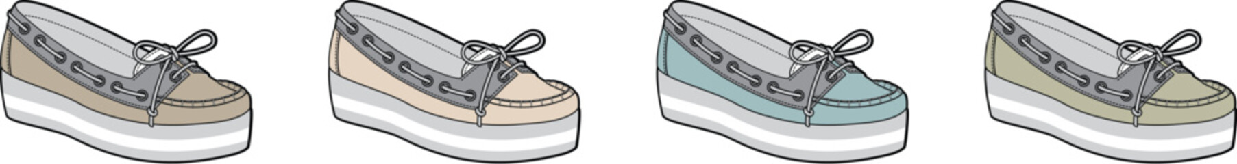 Fashionable and Stylish Shoes in a Variety of Colors, Perfect for Everyday Wear and Summer