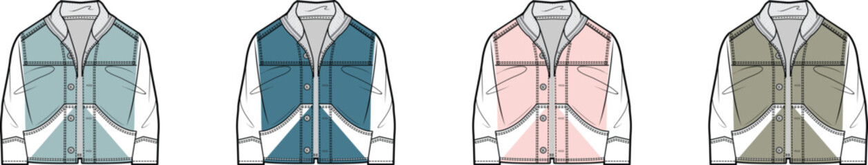 Fashionable Jackets in Various Colors A Stylish Wardrobe Collection