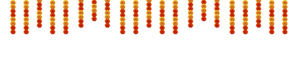 Marigold festive toran design decorative hanging element