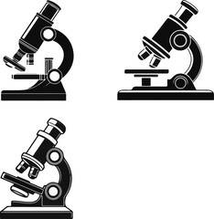 microscope vector illustration