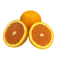 orange isolated on white