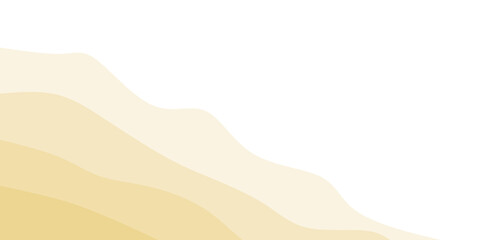 Abstract Wavy Light Beige Gradient Background with White Copy Space