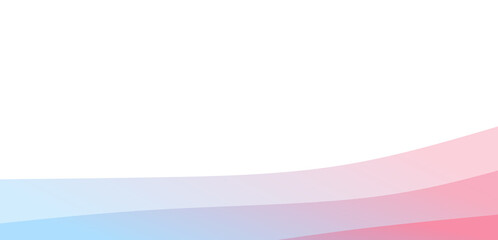 Obraz premium Modern Wavy Gradient Background with Soft Blue and Pink Hues and Ample White Copy Space